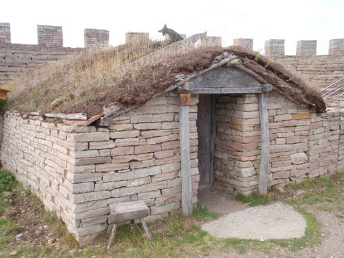 Viking Fortress Interior Structures.